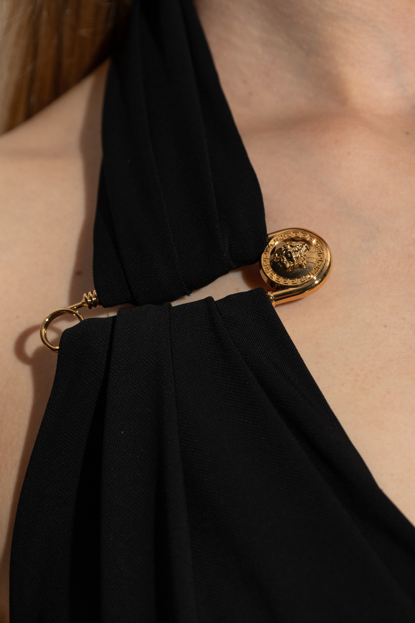 Black Off-shoulder dress Versace - Vitkac AS
